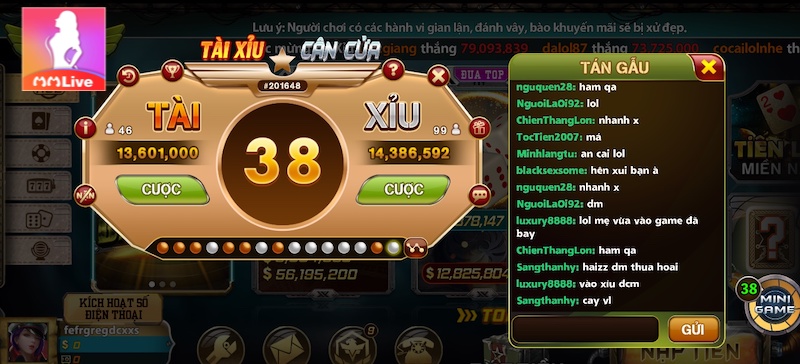 Tài xỉu đổi thưởng online