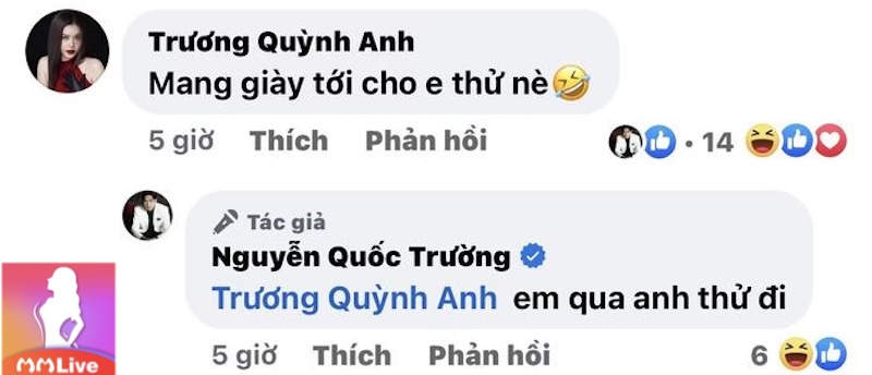 Trương Quỳnh Anh thả thính