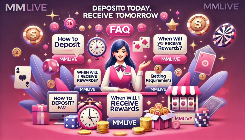 FAQ Chương trình nộp tiền hôm nay ngày mai nhận thưởng tại MMlive