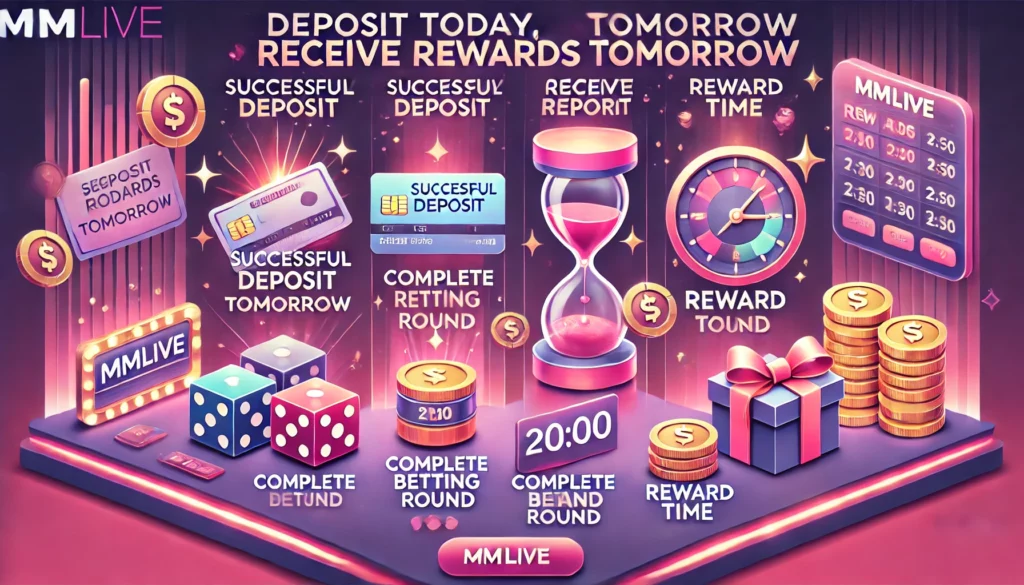 Đa dạng ưu đãi trong chương trình nộp tiền hôm nay ngày mai nhận thưởng tại MMlive