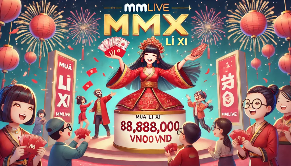 Mưa lì xì 88.888.888VND tại MMLive