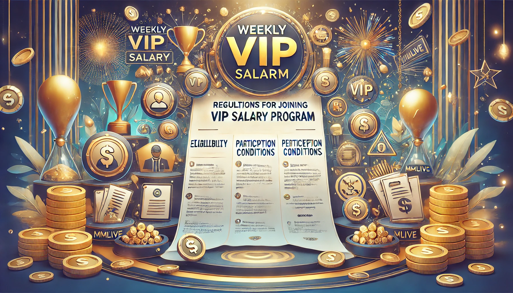 Quy định chương trình VIP lương tuần tại MMlive