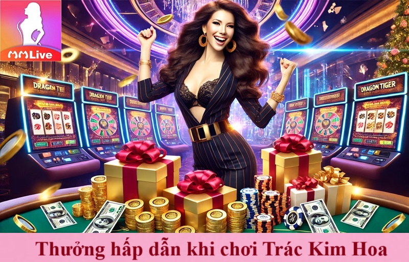 thưởng hấp dẫn khi chơi Trác Kim Hoa